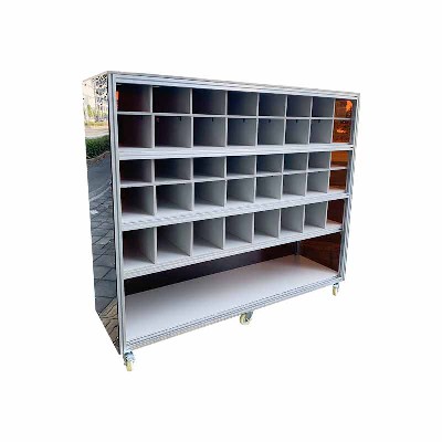 鋁型材模具柜 供應(yīng)生產(chǎn)數(shù)控模具柜 模具工具零件備品柜 儲(chǔ)物柜